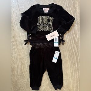Juicy Couture baby girl velour outfit 5-9